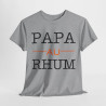 Tee shirt Unisex Papa au Rhum idée cadeau humour drôle amusant homme femme
