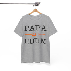 Tee shirt Unisex Papa au Rhum idée cadeau humour drôle amusant homme femme