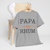 Tee shirt Unisex Papa au Rhum idée cadeau humour drôle amusant homme femme
