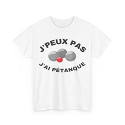 Tee shirt Unisex J'peux pas...