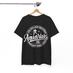 Tee shirt Unisex Signe du zodiaque Aquarius Verseau