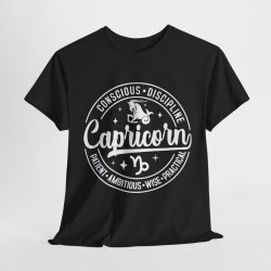 Tee shirt Unisex Signe du Zodiaque Capricorn pour homme ou femme