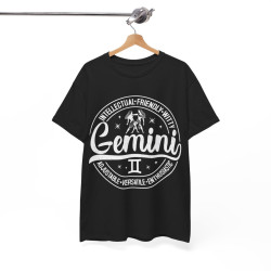 Tee shirt unisex Signe du Zodiaque gémeaux pour homme ou femme