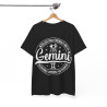 Tee shirt unisex Signe du Zodiaque gémeaux pour homme ou femme