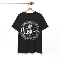Tee shirt unisex Signe du Zodiaque Léo Lion pour homme ou femme