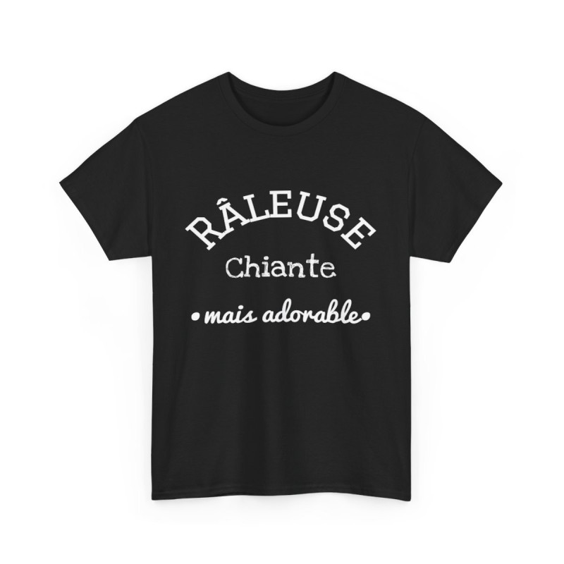 Tee Shirt Râleuse Chiante mais Adorable Femme Idée Cadeau Humour, Amusant