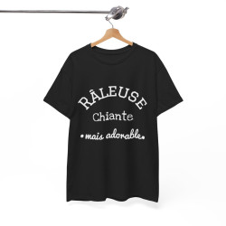 Tee Shirt Râleuse Chiante mais Adorable Femme Idée Cadeau Humour, Amusant
