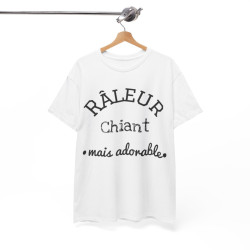 Tee shirt Râleur chiant mais adorable idée cadeau humour drôle pour homme
