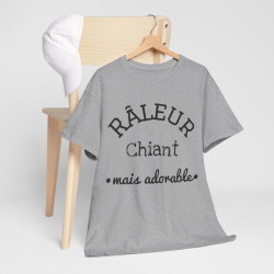Tee shirt Râleur chiant mais adorable idée cadeau humour drôle pour homme