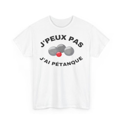 Tee shirt Unisex J'peux pas...