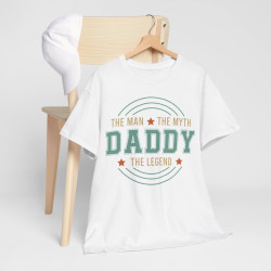 Tee shirt Daddy the myth the man the legend idée cadeau humour drôle pour homme