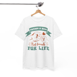 Tee shirt Father & Son best friends for life idée cadeau papa fils  pour homme