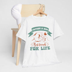 Tee shirt Father & Son best friends for life idée cadeau papa fils  pour homme