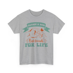Tee shirt Father & Son best friends for life idée cadeau papa fils  pour homme