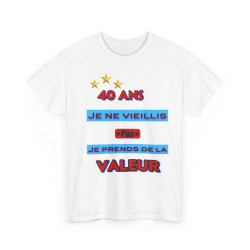 Tee shirt Unisex 40 ans Je...