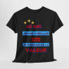 Tee shirt Unisex 40 ans Je ne vieillis pas je prends de la valeur idée cadeau anniversaire humour