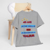 Tee shirt Unisex 40 ans Je ne vieillis pas je prends de la valeur idée cadeau anniversaire humour
