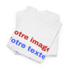 T-Shirts personnalisés unisex Concevez votre propre design devant/derrière Homme/Femme