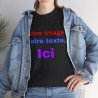 T-Shirts personnalisés unisex Concevez votre propre design devant/derrière Homme/Femme