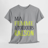 Tee shirt Homme Ma Femme a toujours raison Idée cadeau humour drôle amusant