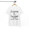 Tee shirt Unisex Je n'arrive pas en retard j'installe le suspens idée cadeau humour drôle amusant
