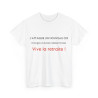 Tee shirt Unisex J'attaque un nouveau cdi, vive la retraite idée cadeau humour drôle amusant