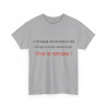 Tee shirt Unisex J'attaque un nouveau cdi, vive la retraite idée cadeau humour drôle amusant