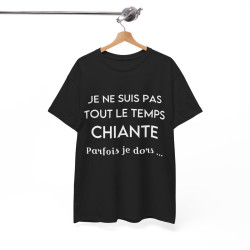 Tee shirt Femme Je ne suis pas tout le temps chiant parfois je dors.. Idée cadeau humour drôle amusant