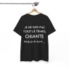 Tee shirt Femme Je ne suis pas tout le temps chiant parfois je dors.. Idée cadeau humour drôle amusant
