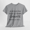 Tee shirt Femme Je ne suis pas tout le temps chiant parfois je dors.. Idée cadeau humour drôle amusant