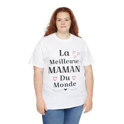 Tee shirt Femme La meilleure Maman du monde idée cadeau fête des mères amour