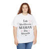 Tee shirt Femme La meilleure Maman du monde idée cadeau fête des mères amour