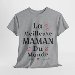 Tee shirt Femme La meilleure Maman du monde idée cadeau fête des mères amour