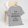 Tee shirt Femme La meilleure Maman du monde idée cadeau fête des mères amour