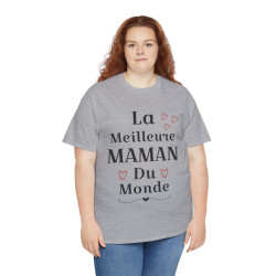 Tee shirt Femme La meilleure Maman du monde idée cadeau fête des mères amour