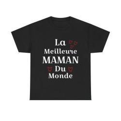 Tee shirt Femme La meilleure Maman du monde idée cadeau fête des mères amour