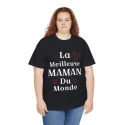 Tee shirt Femme La meilleure Maman du monde idée cadeau fête des mères amour