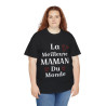 Tee shirt Femme La meilleure Maman du monde idée cadeau fête des mères amour