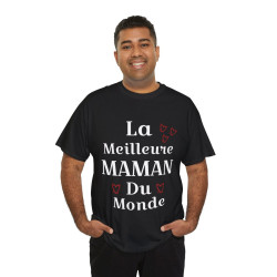 Tee shirt Femme La meilleure Maman du monde idée cadeau fête des mères amour