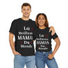 Tee shirt Femme La meilleure Maman du monde idée cadeau fête des mères amour