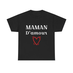 Tee shirt Femme Maman d'amour idée cadeau fêtes des mères anniversaire