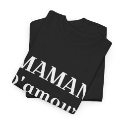 Tee shirt Femme Maman d'amour idée cadeau fêtes des mères anniversaire