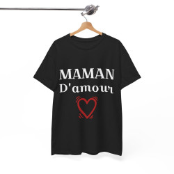 Tee shirt Femme Maman d'amour idée cadeau fêtes des mères anniversaire
