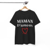 Tee shirt Femme Maman d'amour idée cadeau fêtes des mères anniversaire