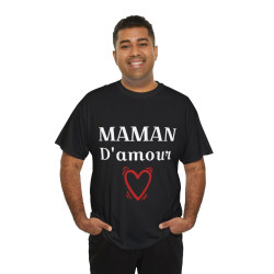 Tee shirt Femme Maman d'amour idée cadeau fêtes des mères anniversaire