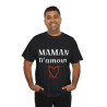 Tee shirt Femme Maman d'amour idée cadeau fêtes des mères anniversaire