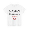 Tee shirt Femme Maman d'amour idée cadeau fêtes des mères anniversaire