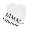 Tee shirt Femme Maman d'amour idée cadeau fêtes des mères anniversaire