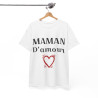 Tee shirt Femme Maman d'amour idée cadeau fêtes des mères anniversaire