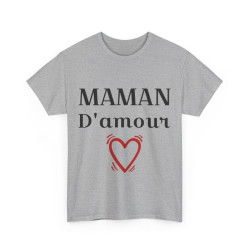 Tee shirt Femme Maman d'amour idée cadeau fêtes des mères anniversaire
